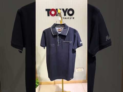 GATSBY Men’s Classic Blue Polo Shirt with Contrast Trim