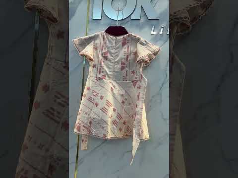 Baby Girls Printed Cotton Frock Dress Set with Inner Bloomer 195