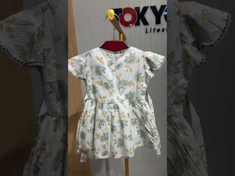 Baby Girls Floral Party Dress Set with Inner Shorts 181