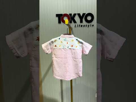Baby Summer Leaf Print Shirt & Shorts 081