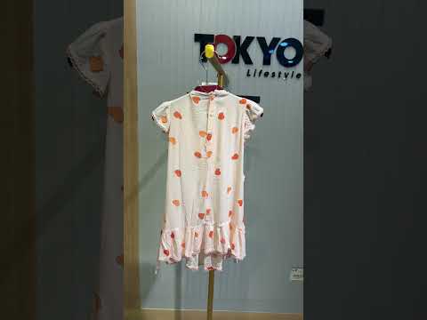 Baby Girls Heart Print Cotton Dress Set with Bloomers 1403