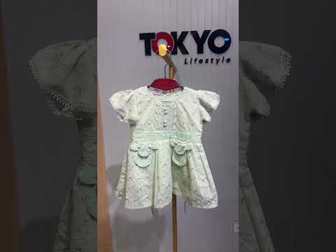 Baby Girls Floral Lace Cotton Frock Set with Bloomers 181