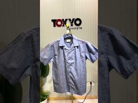Premium Seersucker Cuban Collar Shirt GCST 353