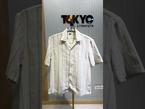 GATSBY MENS S/S SHIRT _Loose Fit OFF WHITE