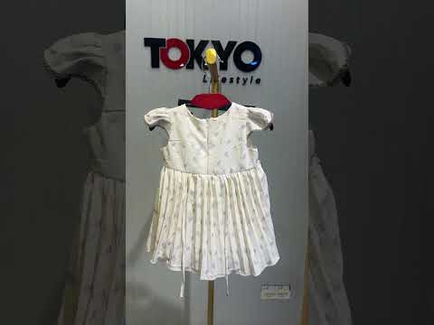 Baby Girls Floral Party Dress Set with Matching Bloomer 75