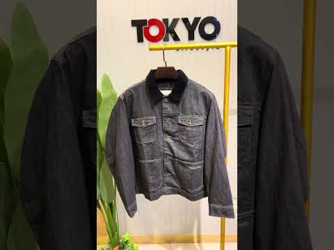 GATSBY Men’s Premium Denim Jacket Washed Black G144