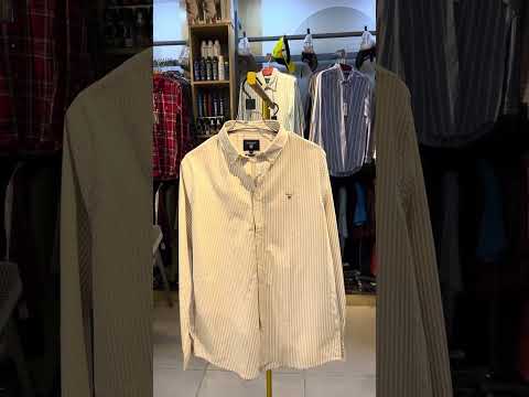 GATSBY Mens F/S Strip Shirt_ GNTS G105