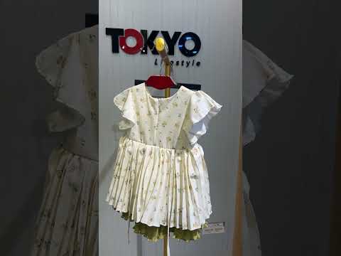 Baby Girls Floral Layered Party Dress Set with Bloomer 199