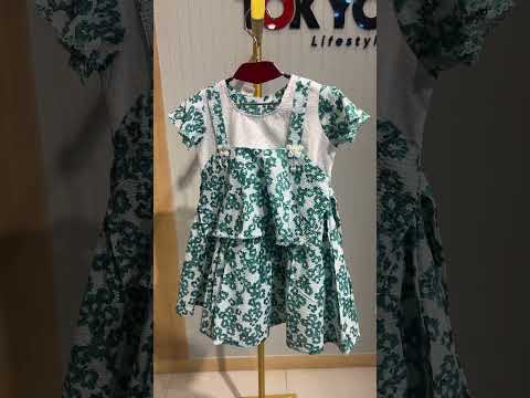 Girls' "Hello Summer" Floral Print Cotton Dress 12