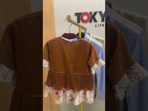 Girls Floral Peplum Top & Palazzo Set A89