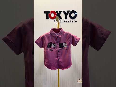 Boys Embroidered Shirt & Cargo Shorts Set-C49