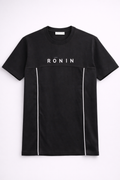Ronin Printed Black T-Shirt for Men
