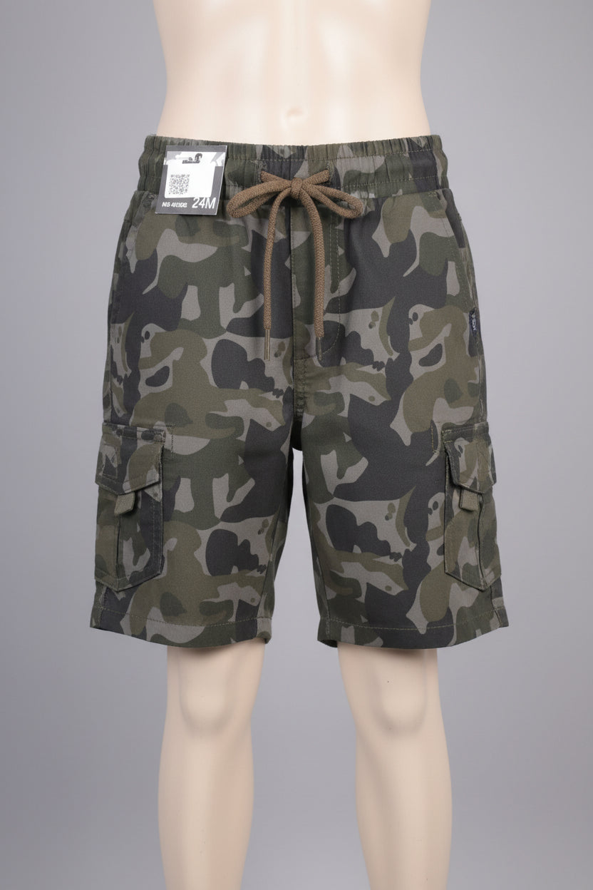 Kids Coral Lobster Print Cotton Summer Shorts 2517