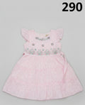 Girls Floral Embroidered Party Dress (Sleeveless Ruffle Style) 290