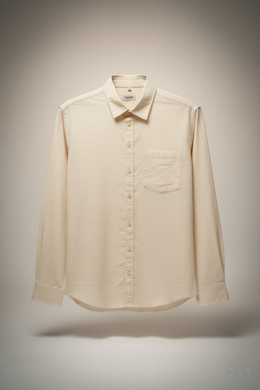 GATSBY Mens F/S Shirt -Esprit OFF WHITE