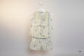 Kids Sleeveless Printed Kurta Set with Elastic Waist Pajama 94
