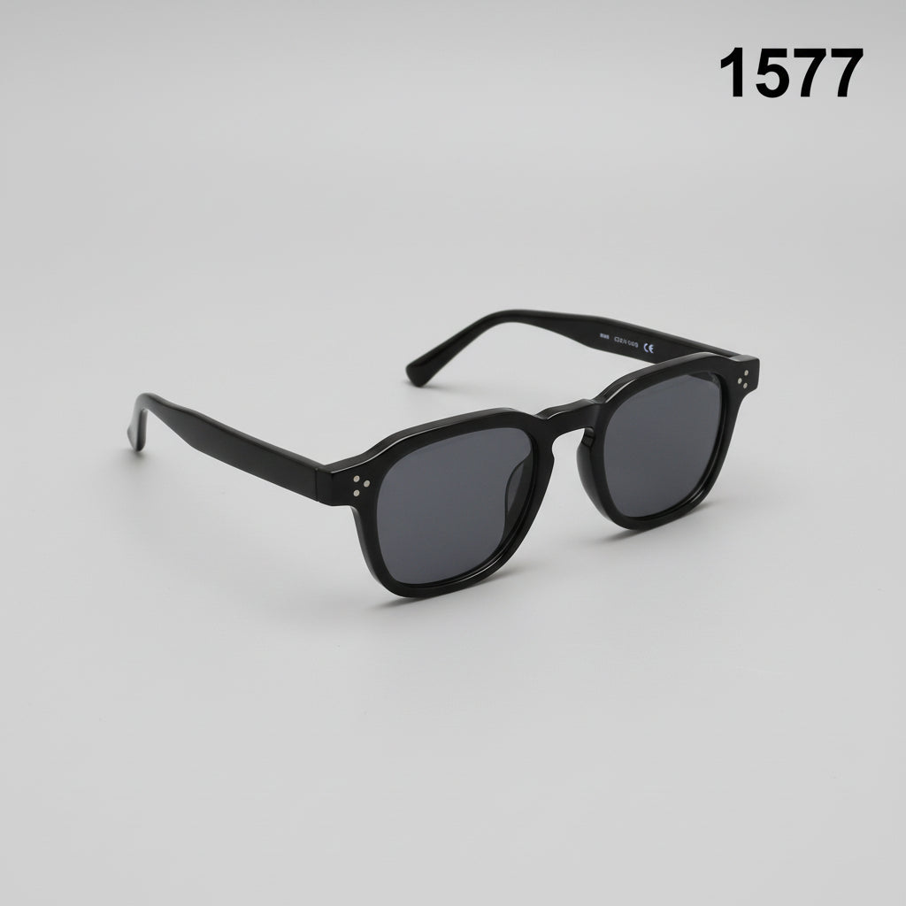 Classic Matte Square Frame Sunglasses 1577