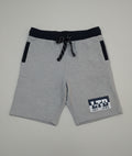 Men’s Charcoal Casual Knit Shorts with Drawstring 2342