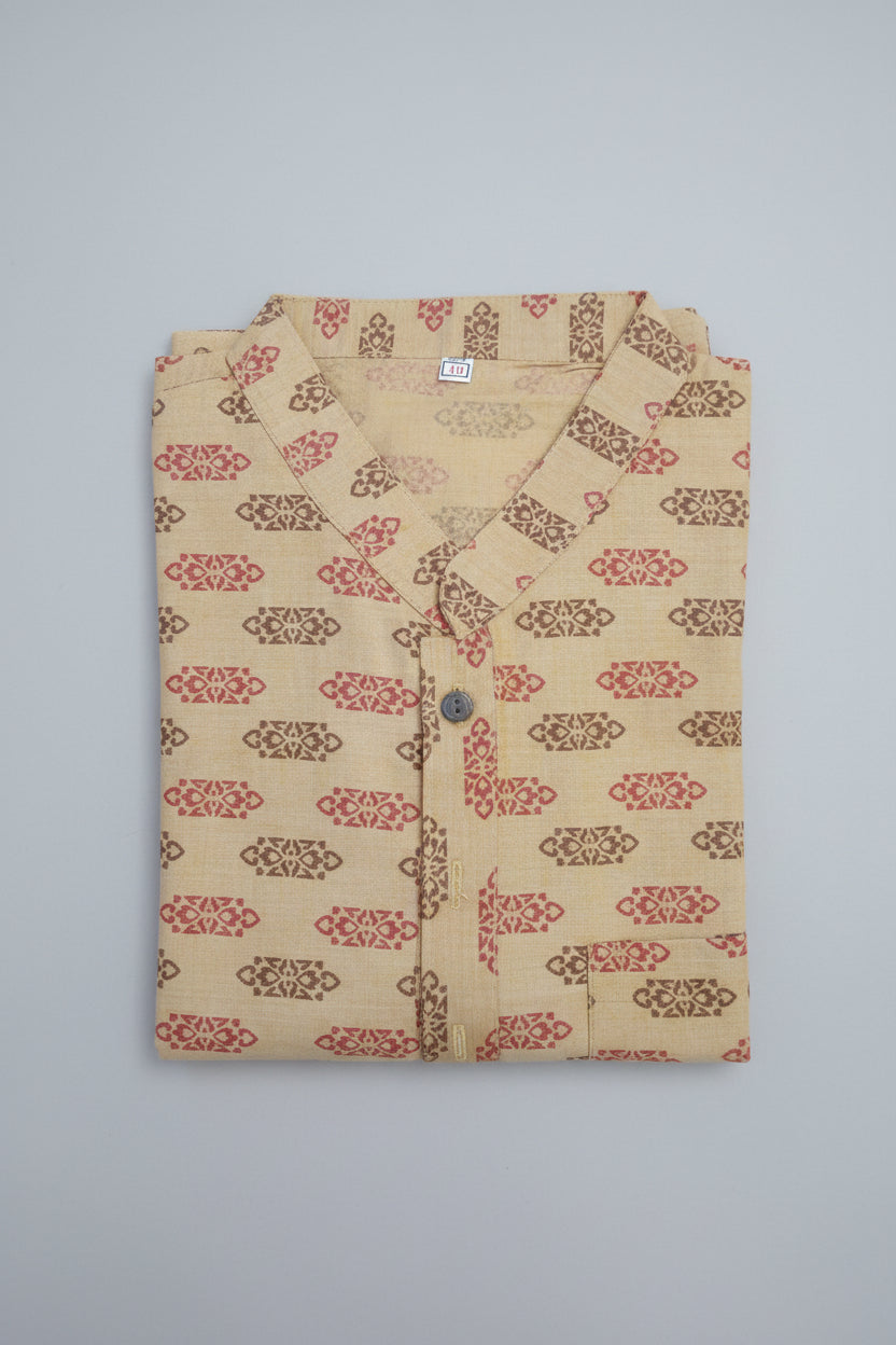 Premium Printed Short Kurta 805