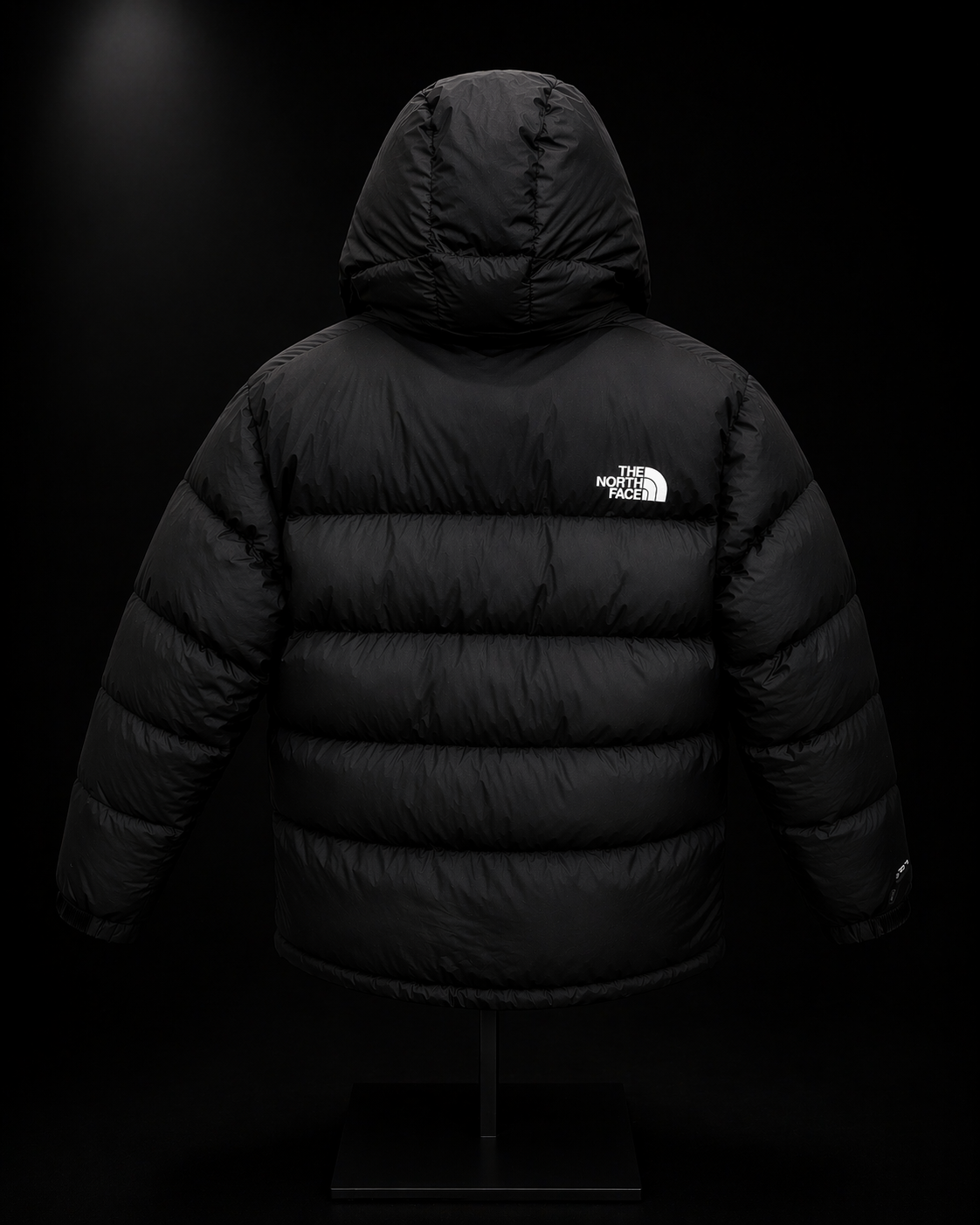 Mens Premium Hooded Puffer Jacket Black