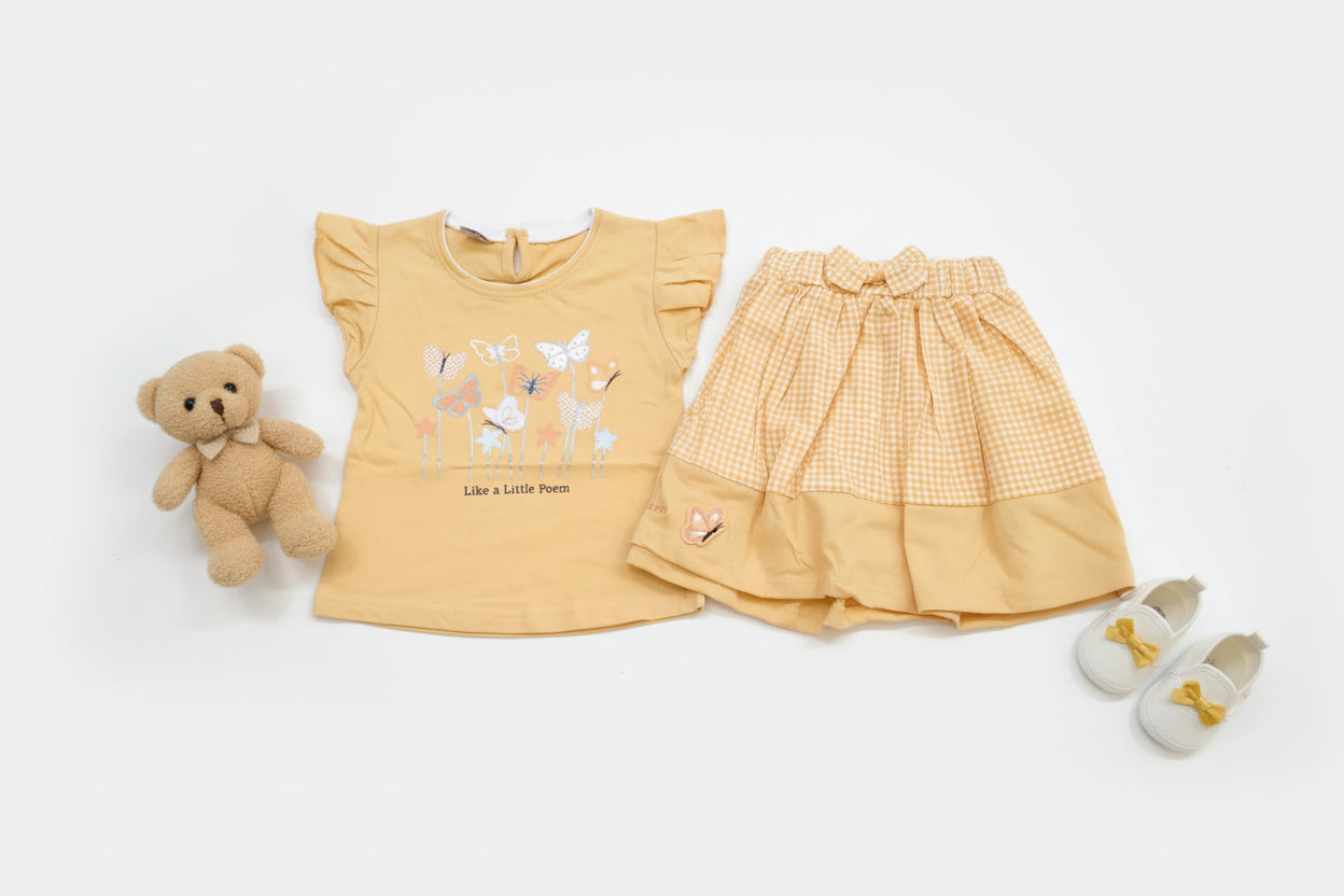 Girls Top & Skirt Set 144