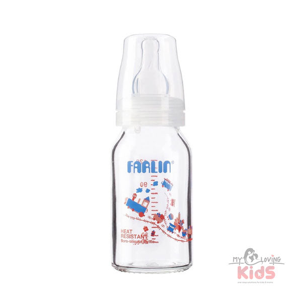 Farlin Glass Feeding Bottle 120ml/4oz - C1014