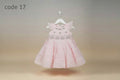 Girls Premium Floral Embroidered Party Frock 17