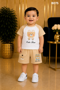 Boys’ Premium T-Shirt & Shorts Set-BO75