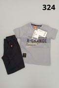 Kids X-Change Printed T-Shirt & Shorts Set.324.