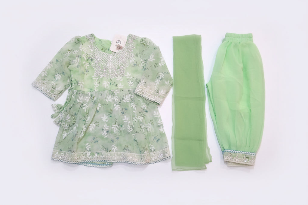 Girls Kurti Set with Dupatta & Palazzo 10