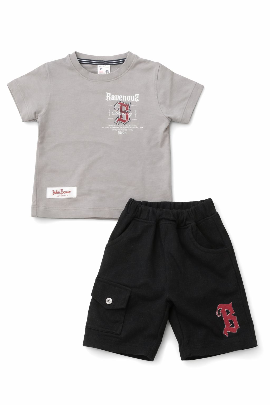 Kids Printed T-Shirt & Shorts Set – Casual Summer Outfit.251.