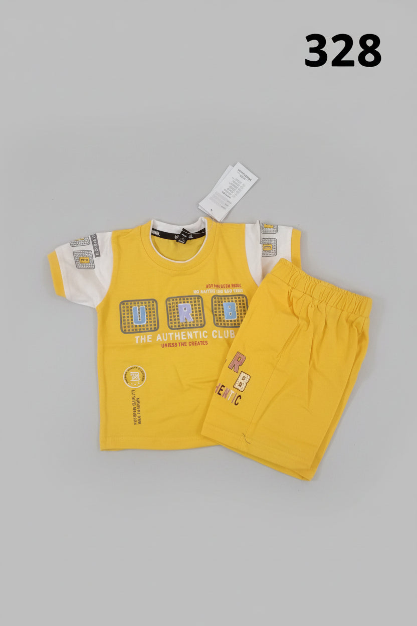 Ecko Unltd. Kids' Two-Piece Set URB Graphic Tee Matching Shorts 328
