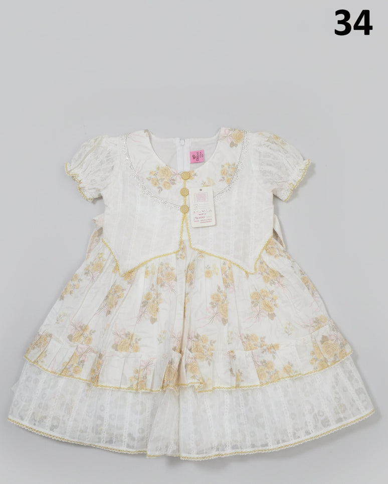Girls Premium Floral Party Dress 34