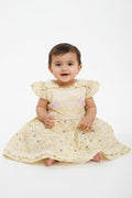 Girls Floral Dress Set with Bloomer 205