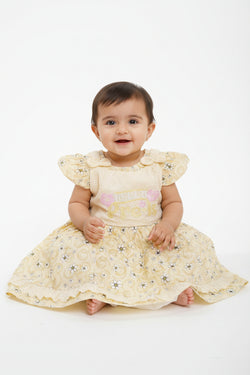 Girls Floral Dress Set with Bloomer 205
