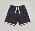 Men’s Charcoal Casual Knit Shorts with Drawstring 2323