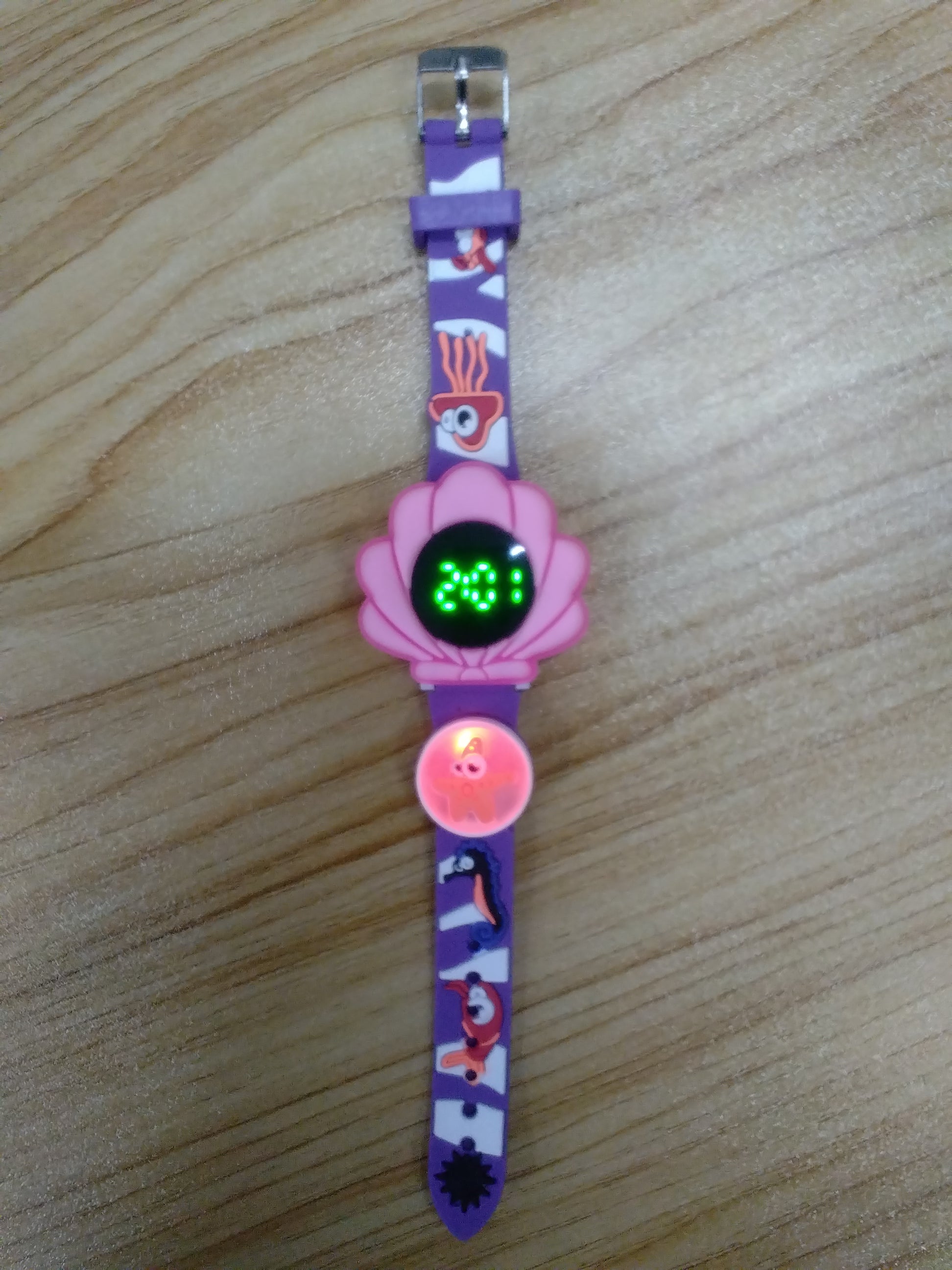 KW13 Kids Cartoon Silicone Strap Watch