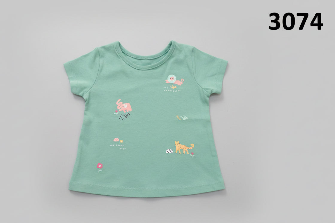 Premium Kids Cotton T-Shirt – Boys & Girls Casual Graphic Tee 3074