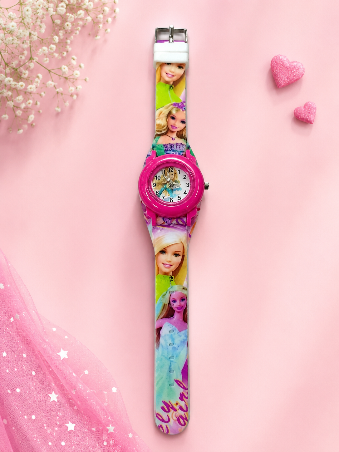KW16 Kids Cartoon Silicone Strap Watch