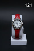 LW 121 MRUIKA Classic Roman Dial Leather Strap Watch