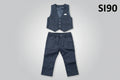 GATSBY Premium Boys Formal Waistcoat & Pant Set Sl90 Navy