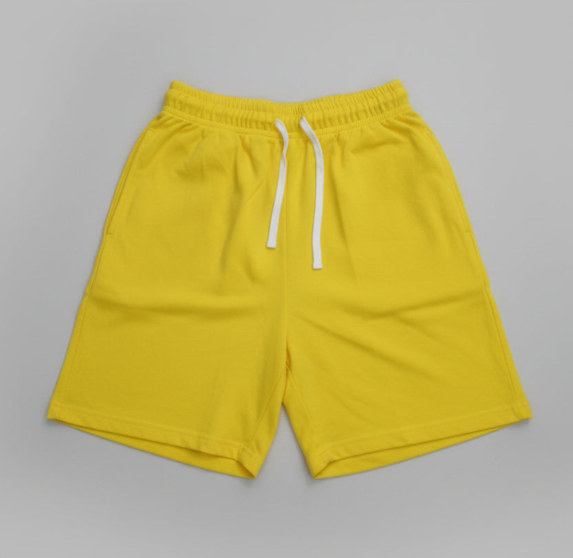 Men’s Charcoal Casual Knit Shorts with Drawstring 2320