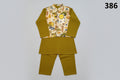 Boys Printed Waistcoat Kurta & Pajama Set 386