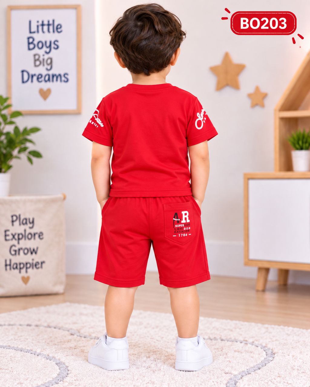 Premium Boys T-Shirt & Shorts Set-BO203
