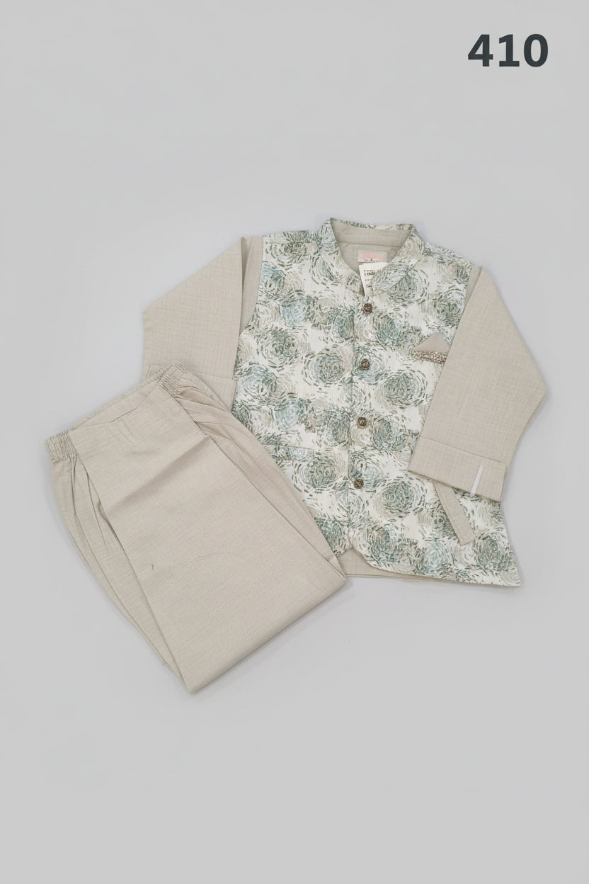 Kids Premium Printed Kurta Pajama Set  410