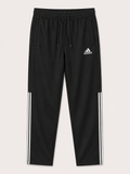 Three Half Stripe Athletic Track Pant Black/White
