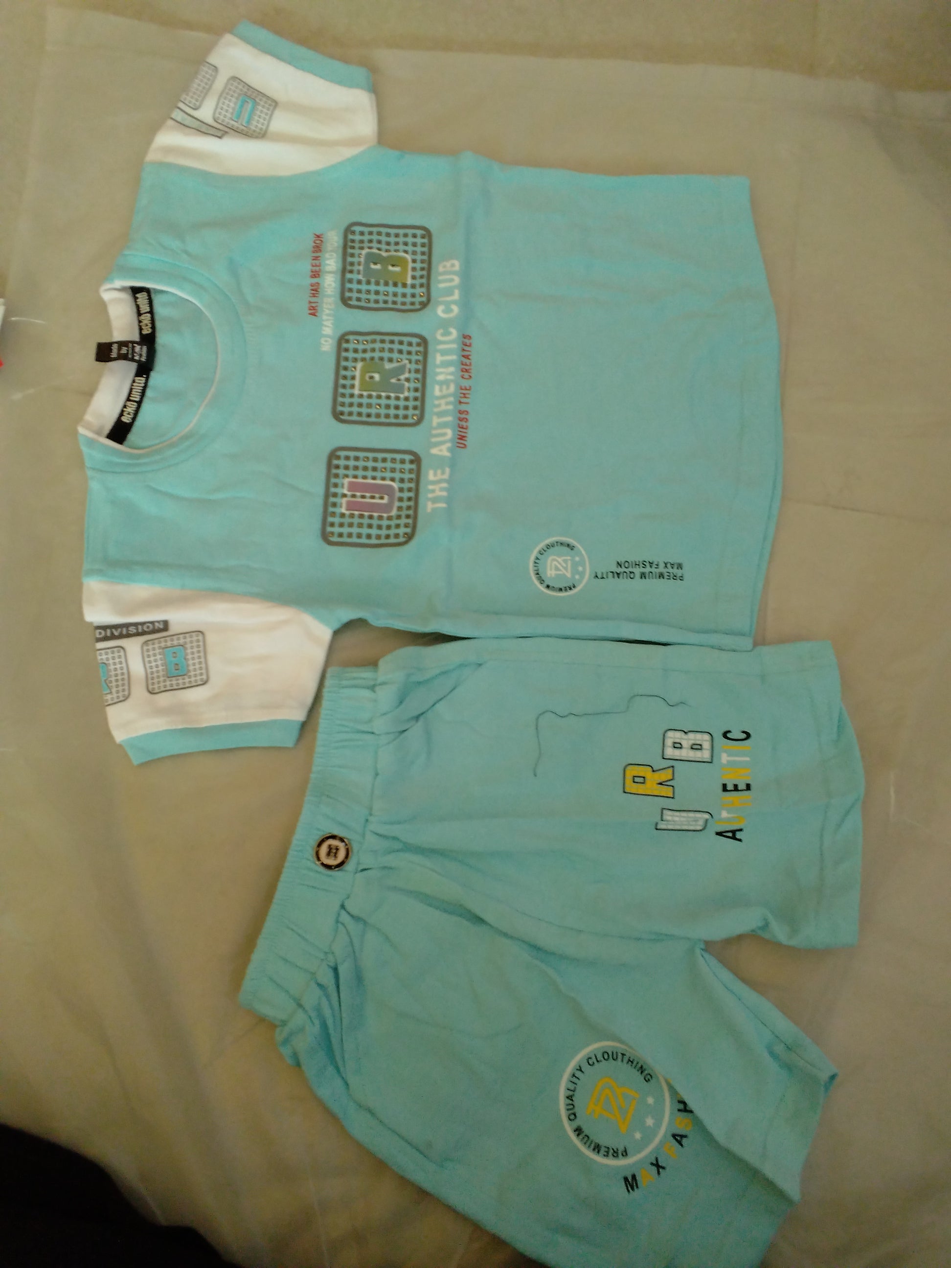 Boys URB The Authentic Club Summer T-Shirt & Shorts Set 348