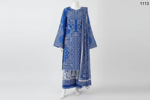 Premium Floral Unready Three Piece-C120