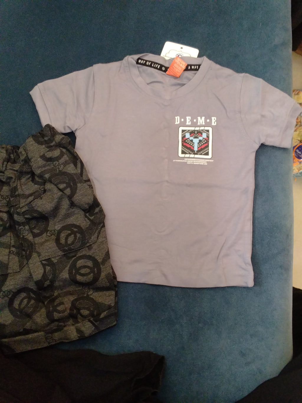 Boys Premium Cotton T-Shirt & Printed Pajama Set | D-E-M-E Casual Wear.250.