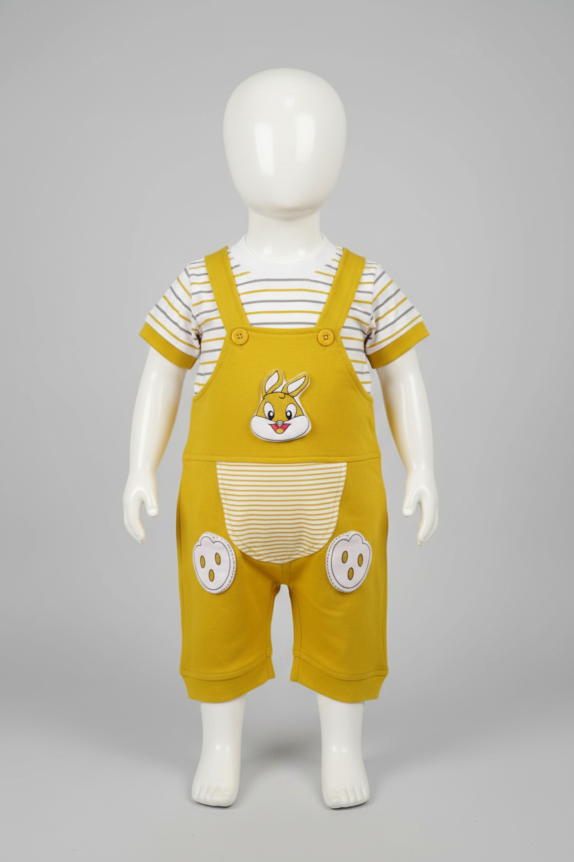 Baby Bunny Dungaree Romper Set 136